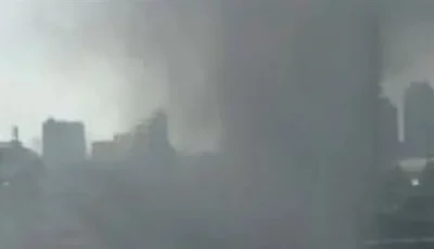نشوب حريق في هياكل ومخلفات على كورنيش النيل بالزمالك