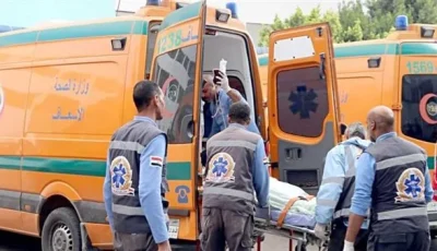 وفاة شخصين وإصابة ثلاثة آخرين في حادث تصادم في الفيوم