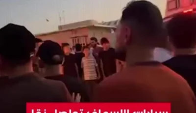 سيارات الإسعاف تواصل إجلاء المصابين من حريق الهايبر ماركت في الكوت