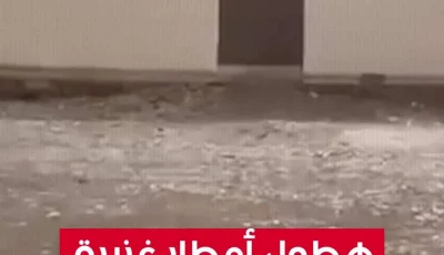 أمطار غزيرة تضرب نينوى في قلب الصيف