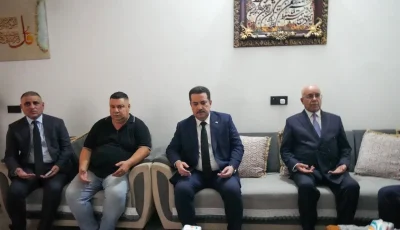 السوداني يلتقي بأسرة أحد ضحايا حريق الكوت