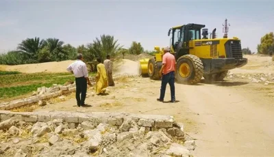 تنفيذ إزالة 21 حالة تعدٍ على الأراضي الزراعية وأملاك الدولة في 8 مراكز