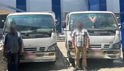 إيقاف ومحاسبة ثلاثة سائقين لمركبات نقل في القليوبية قاموا بالسير عكس السير.