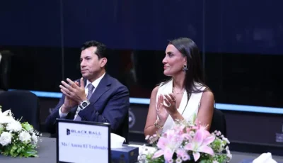 وزير الرياضة attends the press conference and inaugurates the Junior World Squash Championship at Black Ball Sports Club.