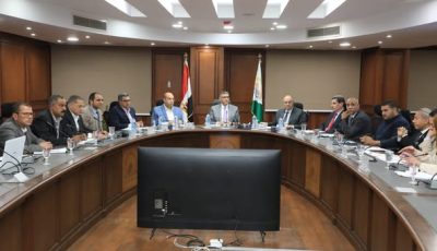 محافظ الجيزة يقود اجتماع مجلس إدارة الجهاز التنفيذي لمشروع استهلاك الطرق