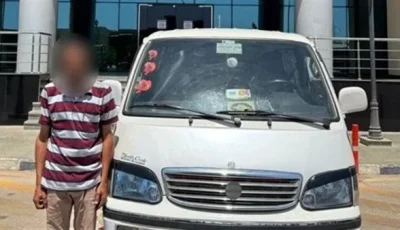 الشرطة تضبط سائق حافلة صغيرة اعتدى على رجل مرور في مدينة 6 أكتوبر