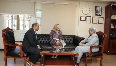 المجلس القومي للمرأة يرحب بسفيرة سلوفاكيا في القاهرة لمناقشة سبل التعاون وتبادل الخبرات.