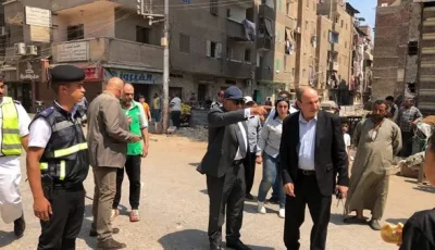 محافظ الدقهلية يوجه بإزالة الباعة الجائلين من شارع الجلاء ونقلهم إلى أماكن ملائمة.