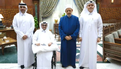 شيخ الأزهر يلتقي سفير قطر لمناقشة سبل تعزيز التعاون العلمي والدعوي