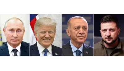 اتفاق أولي لعقد قمة رباعية في تركيا بمشاركة بوتين وزيلينسكي وترامب وأردوغان