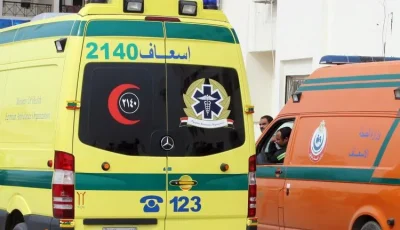 إصابة شخصين نتيجة سقوط مظلة أثناء حفل زفاف في فندق بمدينة أكتوبر