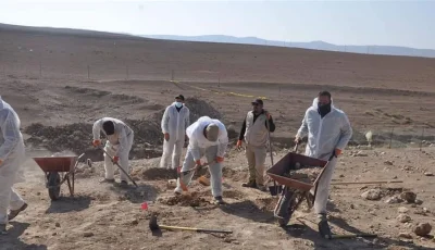 بالصور.. استلام جثامين 20 شهيدًا من ضحايا مذبحة سجن بادوش بعد إجراء المطابقة الجينية