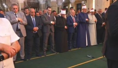 وزير الأوقاف والمفتي يدشّنان المرحلة الأولى من تجديد ساحة وميدان الدسوقي