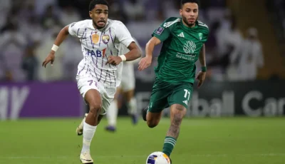 العين الإماراتي يغيب عنه 4 لاعبين في مواجهة الأهلي السعودي