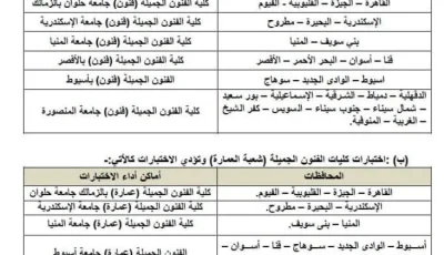 “التعليم العالي” تكشف عن معلومات اختبارات القدرات اللازمة للالتحاق ببعض الكليات