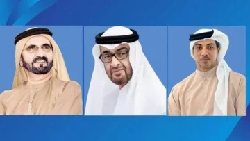 رئيس الدولة ونائبيه يهنئون رئيس جمهورية فانواتو بمناسبة عيد استقلاله.