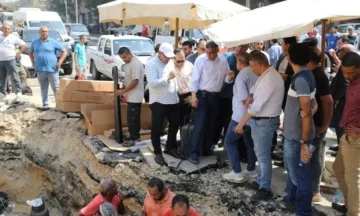 الفرق الفنية قامت بإصلاح عطل محطة “جزيرة الذهب” بكفاءة عالية