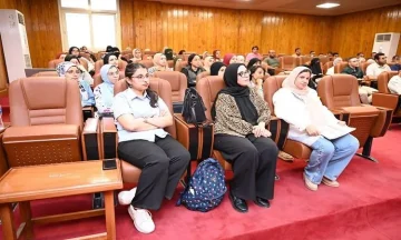 ورشة تعليمية حول استخدام برنامج التحليل الإحصائي في كلية الصيدلة.