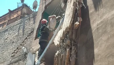 محافظ القاهرة يشرف على أعمال الحماية المدنية في معالجة انهيار عقار الساحل