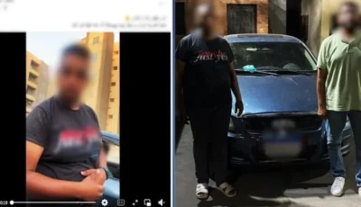 إلقاء القبض على سائق اصطدم بسيارة تقودها امرأة في الجيزة وادعى أنه يتمتع بنفوذ أحد أقاربه.