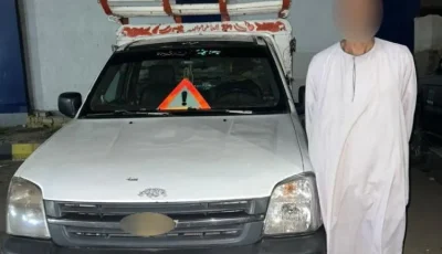 القبض على سائق شاحنة “مقطورة” لتجاوزه حدود السلامة وتعريض الآخرين للخطر