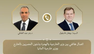 القضية الفلسطينية تتصدر المكالمات بين وزير الخارجية ونظيره الألماني