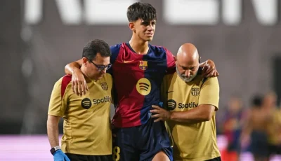 لاعب برشلونة الذي تعرض للإصابة يوشك على العودة.