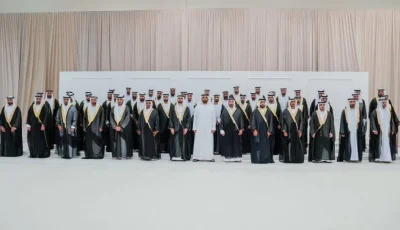 أحمد بن سعود يشارك في حفلة الزواج الجماعي الرابعة برأس الخيمة