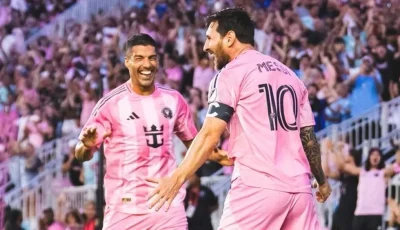 تعزيز رقمه القياسي والمنافسة على آخر.. ثنائية مميزة لميسي تقود إنتر ميامي للفوز في الدوري الأمريكي