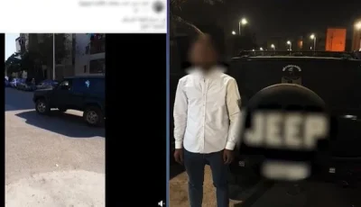 توضيح تفاصيل فيديو على وسائل التواصل الاجتماعي يظهر طفلاً يقود سيارة.