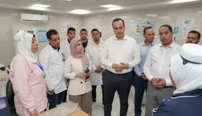 رئيس هيئة الرعاية الصحية يزور عيادات طب الأسرة وطب الأسنان في القنطرة بالإسماعيلية