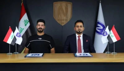 علاء عباس يوقع مع نادي النجف العراقي