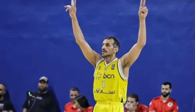 إسماعيل أحمد يتوج ببطولة الدوري اللبناني مع الرياضي بعد اقترابه من الرقم 49