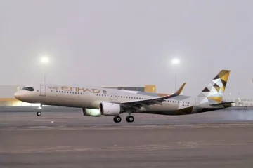«الاتحاد للطيران» تتسلم أول طائرة من طراز إيرباص A321LR في أبوظبي