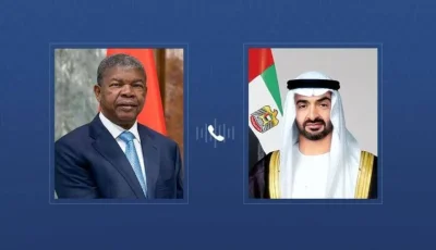 محمد بن زايد ورئيس أنغولا يناقشان عبر الهاتف سبل التعاون والشراكة المشتركة