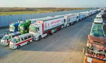 مصر تساهم بـ 540 شاحنة مساعدات إلى غزة منذ أربعة أيام