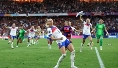بقبضة هامبتون وضربة كيلي.. إنجلترا تتوج بلقب كأس يورو للسيدات للمرة الثانية على التوالي.