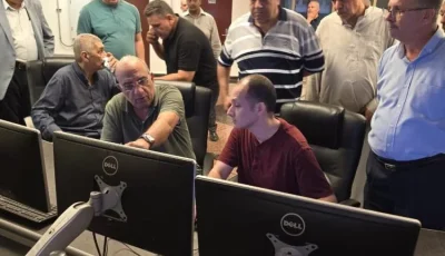 وزير الكهرباء يقوم بجولة ميدانية في محطة الكهرباء المركبة بالشباب في منطقة القصاصين