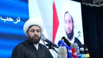 شيوخ ووجهاء النجف يحتفون بالمسعودي بعد فوز هيئة الحج بجائزة لبيتم الكبرى