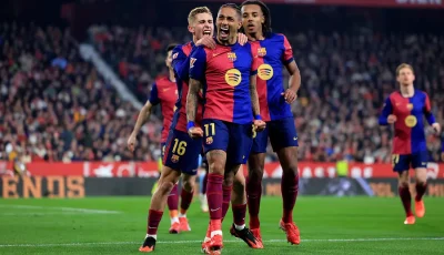 برشلونة يحقق اتفاقًا لتجديد عقد مدافعه