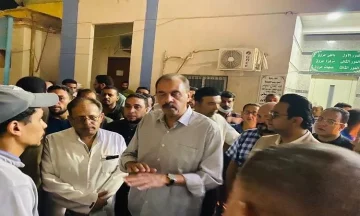 محافظ سوهاج يأمر بتقديم الرعاية الصحية لمصابي حريق مطعم “ميدان الشبان”