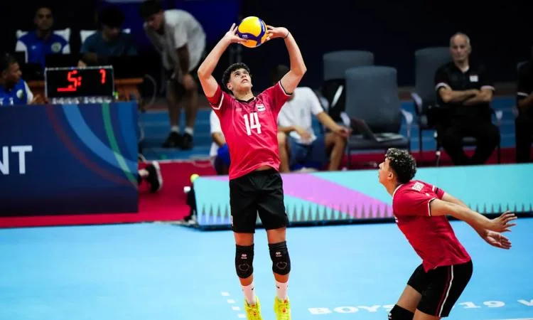منتخب كرة الطائرة للشباب يحقق انتصاراً بثلاثة أشواط دون رد على كندا في بطولة العالم تحت 19 عاماً